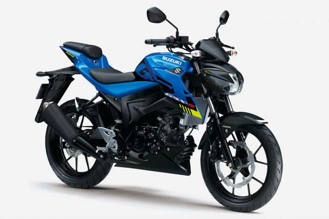 スズキGSX-S125 ABS：青（トリトンブルーメタリック）