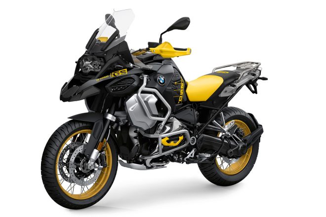 2021年モデルのBMW R1250GS Adventure（ブラック・ストーム・メタリック (ND2) 40周年記念仕様）