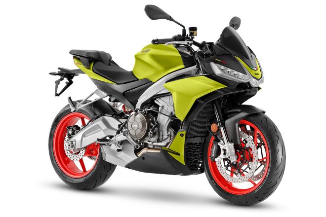 アプリリア トゥオーノ660（アシッドゴールド）
