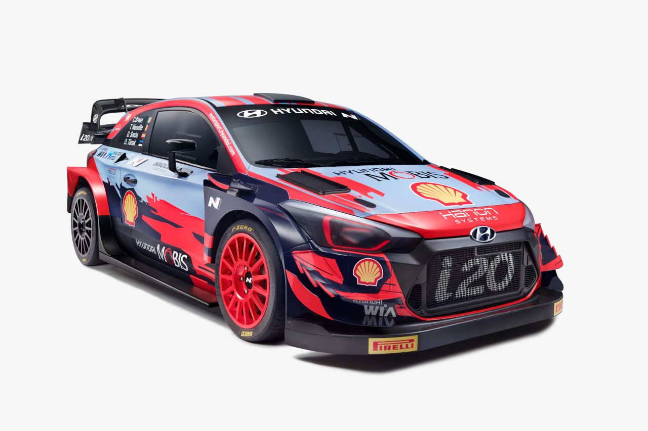 ヒュンダイ、i20クーペWRCの2021年カラーリングを発表。ルーバー形状のカナードを装着 autosport web