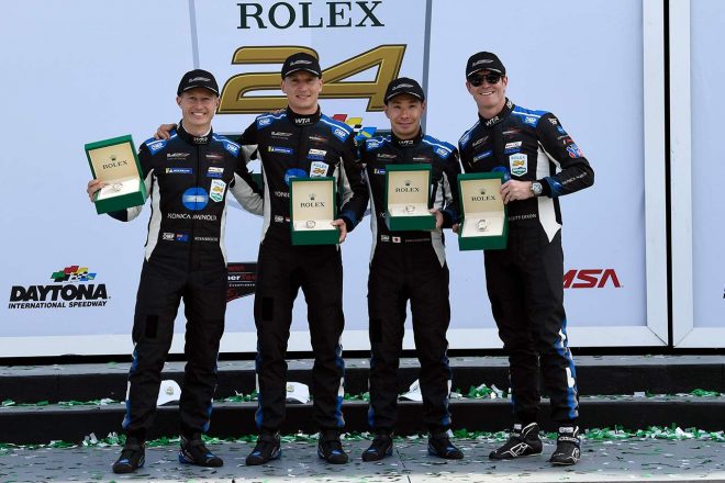 ディクソンとバン・デル・ザンデは、ライアン・ブリスコ、小林可夢偉とともに、2020年のデイトナ24時間レースを制している
