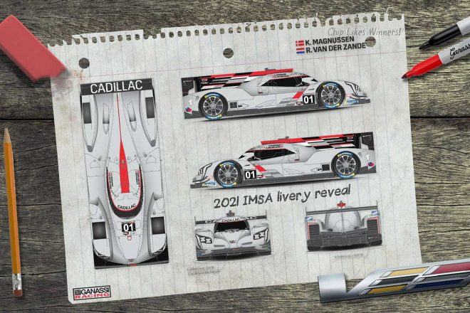 チップ・ガナッシ・レーシングのキャデラックDPi-V.R 2021年カラーリングイメージ