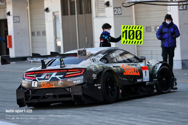 TEAM KUNIMITSUの1号車STANLEY NSX-GT