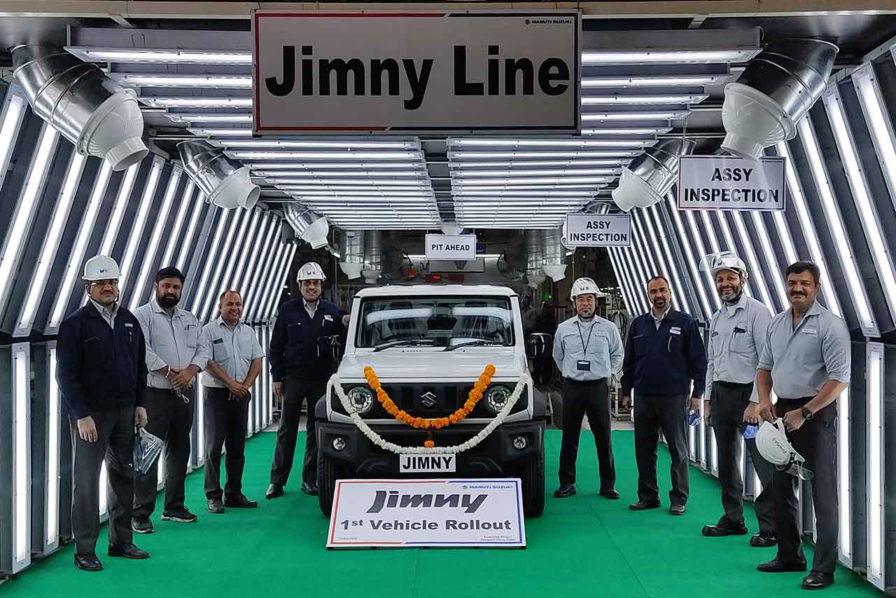 マルチ・スズキ社で生産・輸出するジムニー