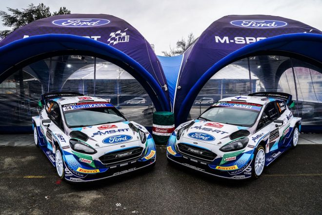 Mスポーツ・フォードのフィエスタWRC