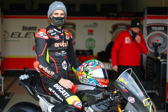 2021SBK：チャズ・デイビス（チーム・ゴーイレブン）／1月20～21日に実施されたヘレステスト