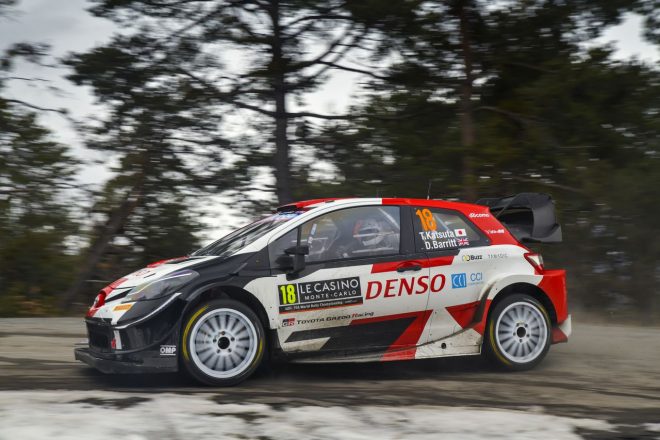 自身最高位の総合6位でラリー・モンテカルロを終えた勝田貴元（トヨタ・ヤリスWRC）