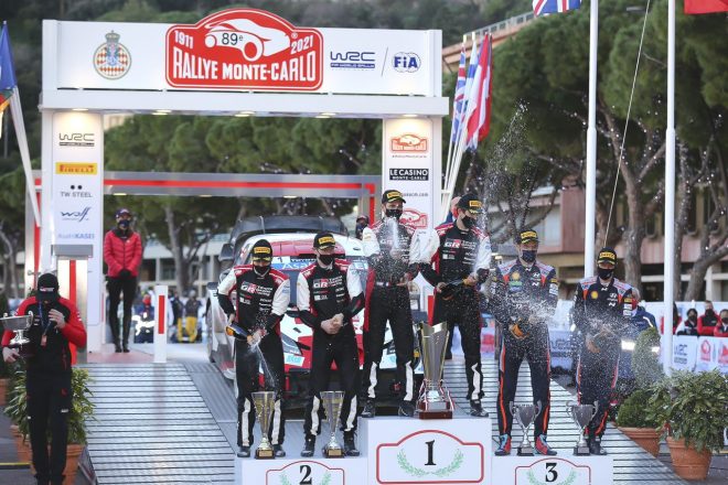 2020WRCモンテカルロ 表彰式