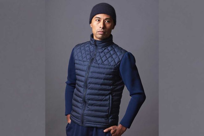 KNIT SLEEVE PUFFER JACKET：¥85,000（税別）