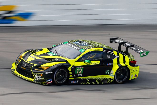 #12　バッサー・サリバン／レクサスRC F GT3ロバート・メヘニス／ザック・ビーチ／タウンゼント・ベル／フランキー・モンテカルボ