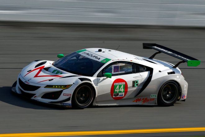 #44　マグナス・ウィズ・アークエンジェル／アキュラNSX GT3ジョン・ポッター／アンディ・ラリー／スペンサー・パンペリー／マリオ・ファーンバッハー