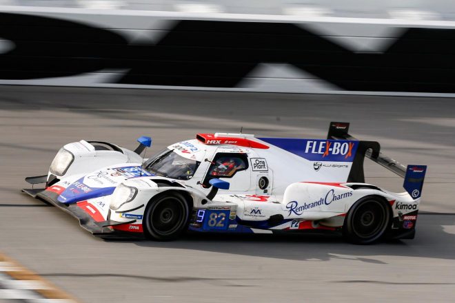 #82　ドラゴンスピードUSA LLC／オレカ07エリック・ラックス／デブリン・デフランチェスコ／ファビアン・シラー／クリストファー・ミース