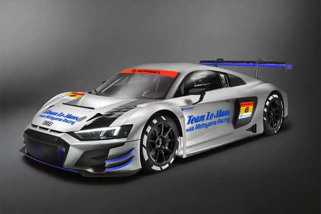 『Team LeMans with MOTOYAMA Racing』のアウディR8 LMSのイメージ図。今後正式なカラーリングが発表される。カーナンバーは『6』だ。