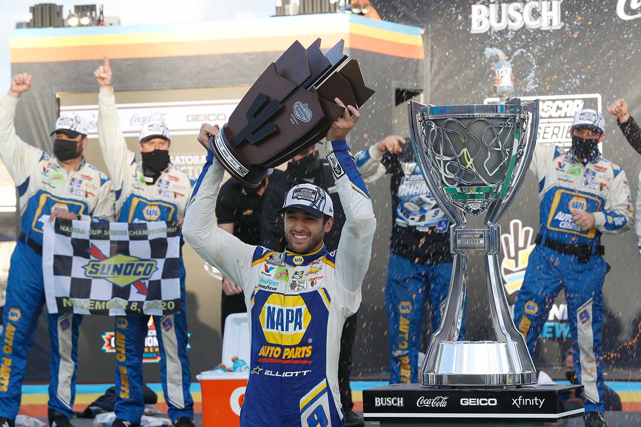 2016年にルーキー・オブ・ザ・イヤーを獲得し、昨年24歳でチャンピオンとなったチェイス・エリオット