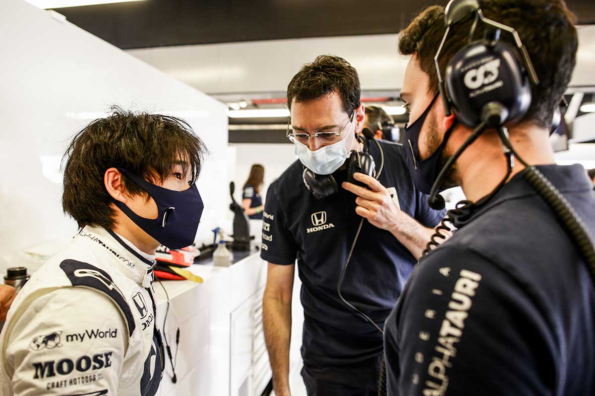2021年シーズンのF1にアルファタウリ・ホンダから参戦する角田裕毅