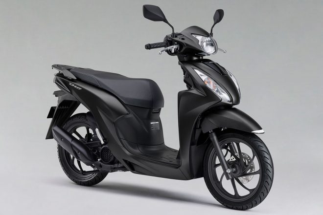ホンダDio110 マットギャラクシーブラックメタリック