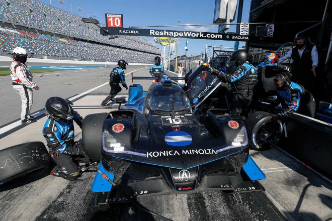 決勝中のピット滞在時間合計は50分59秒。2位の48号車キャデラックは55分58秒、3位の55号車マツダは57分37秒だった