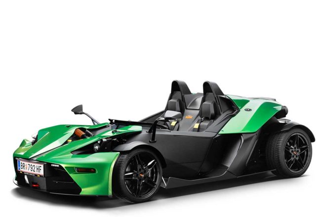ベースとなったKTM X-Bow Rはオープントップのロードカー