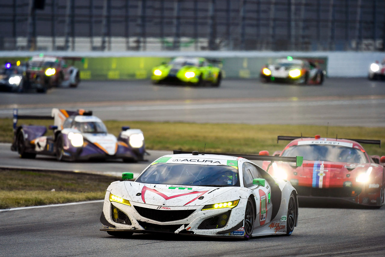 デイトナ24時間のGTDクラス、NSX GT3の参戦は44号車の1台のみだった