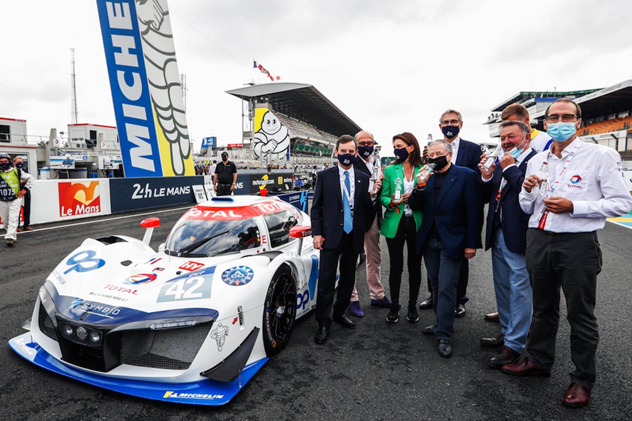 2020年のル・マン24時間レース、前年に引き続きデモ走行を行なったLMPH2G