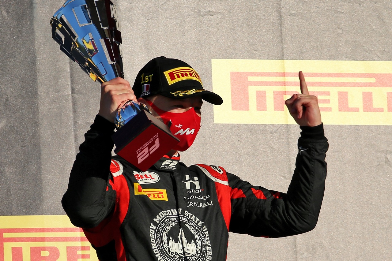 2020年F2ムジェロで優勝したニキータ・マゼピン