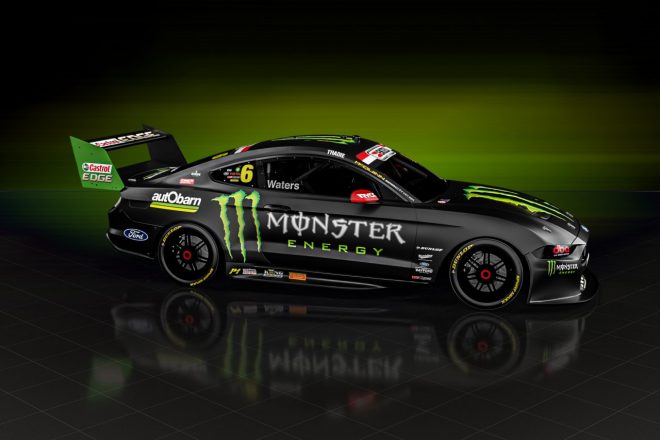 Tickford Racing（ティックフォード・レーシング）の6号車、キャメロン・ウォーターズも引き続きMonster Energy（モンスターエナジー）のカラーを採用する