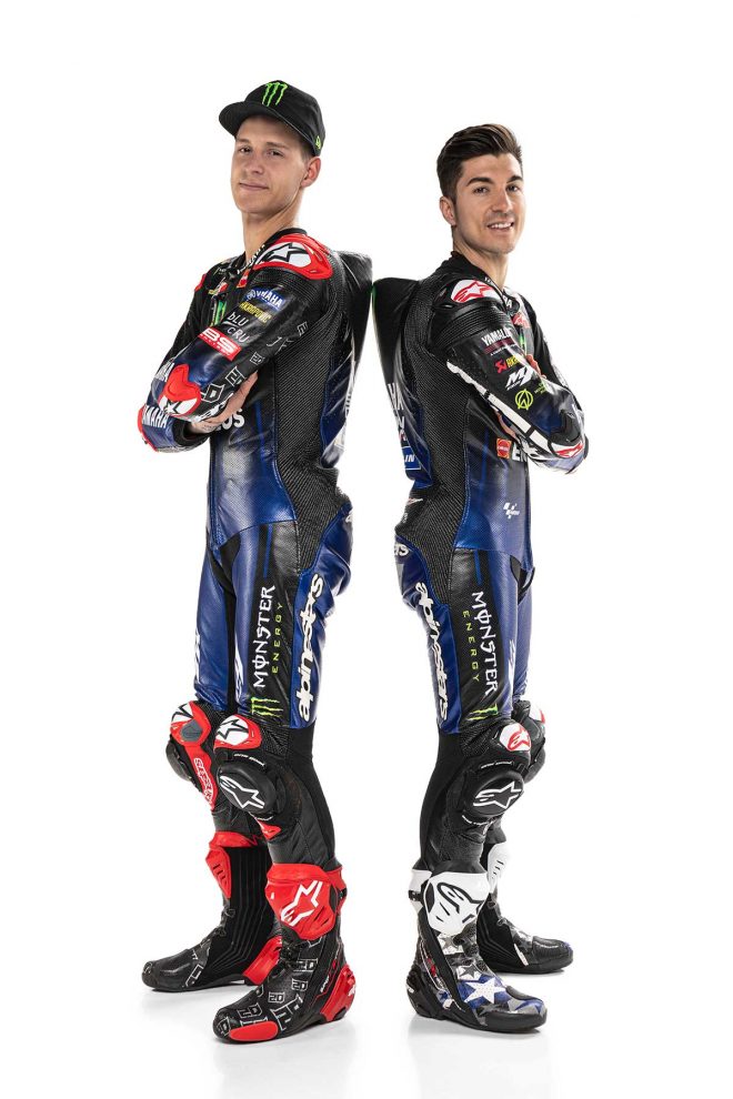2021年MotoGP：マーベリック・ビニャーレス、ファビオ・クアルタラロ（モンスターエナジー・ヤマハMotoGP）