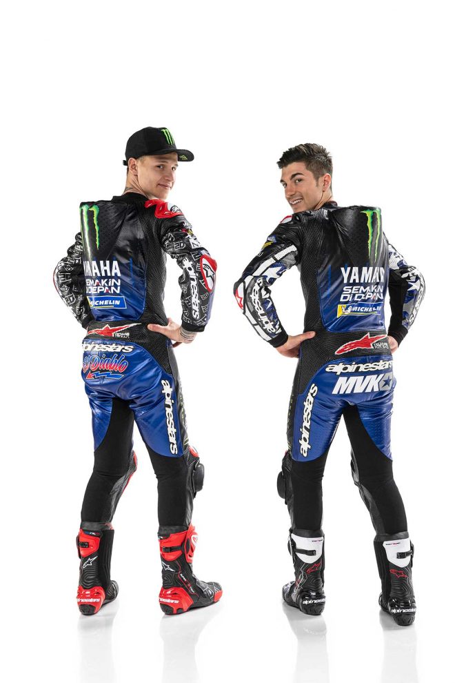 2021年MotoGP：マーベリック・ビニャーレス、ファビオ・クアルタラロ（モンスターエナジー・ヤマハMotoGP）
