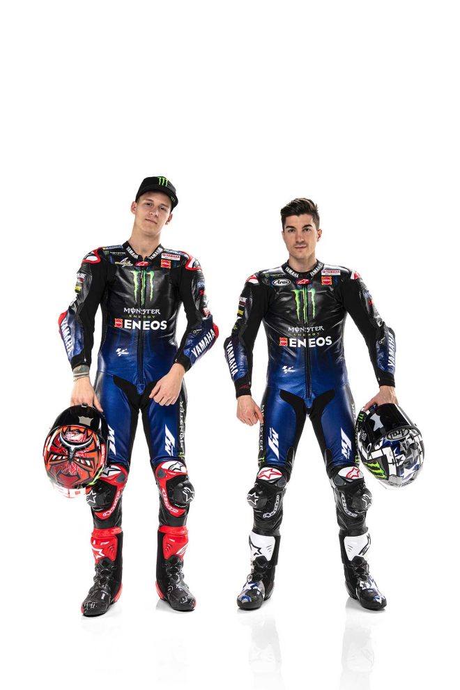 2021年MotoGP：マーベリック・ビニャーレス、ファビオ・クアルタラロ（モンスターエナジー・ヤマハMotoGP）