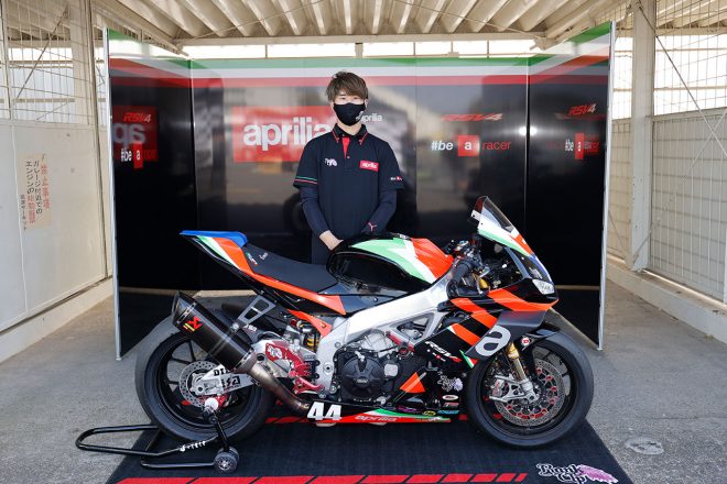 2021年全日本ロード ST1000クラス：梶山知輝（RankUp Aprilia）
