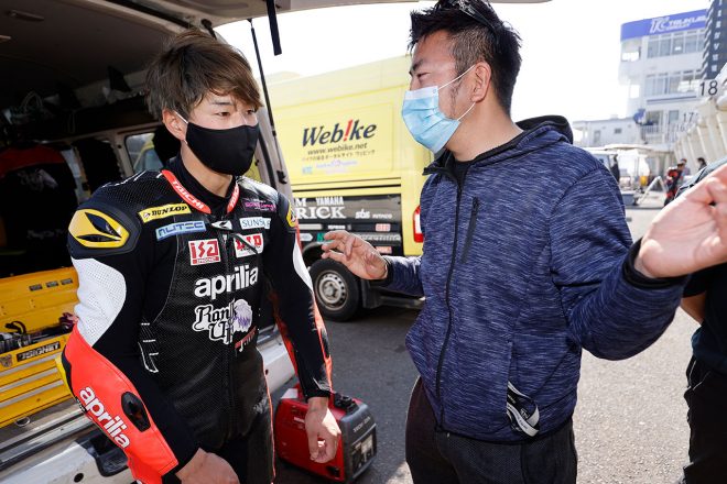2021年全日本ロード ST1000クラス：梶山知輝（RankUp Aprilia）