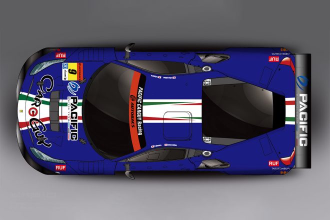 PACIFIC NAC CARGUY Ferrariのカラーリング