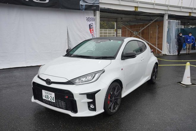 卓越したシャシー性能を持つこともあって、派生モデルとして専用ボディと1.6リッターターボを搭載するGRヤリスも展開。走り最優先という向きには、こちらもオススメだ。