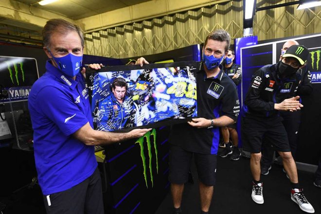 2020年MotoGP：モンスターエナジー・ヤマハMotoGP　送別会