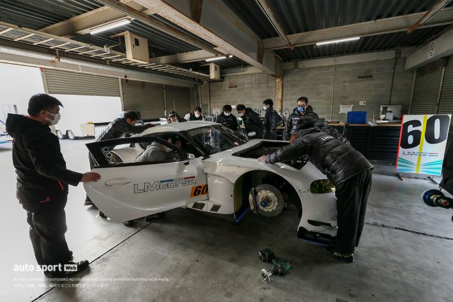 岡山国際サーキットでシェイクダウンされたSYNTIUM LMcorsa GR Supra GT