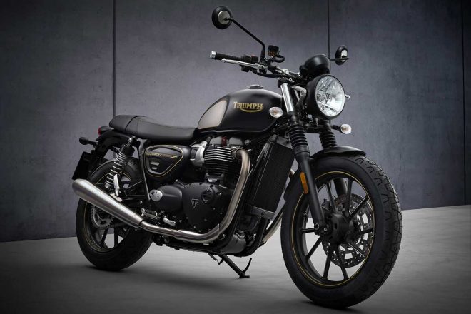 トライアンフ　2021年型ストリートツインゴールドライン
