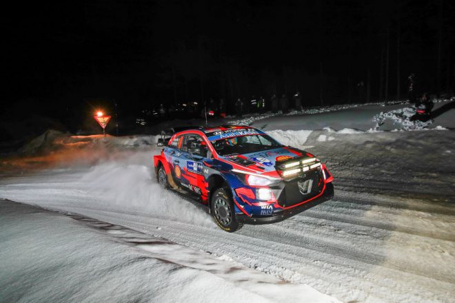 ティエリー・ヌービル（ヒュンダイi20クーペWRC）　2021WRC第2戦アークティック