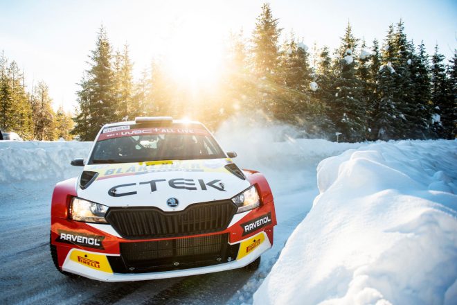 マティアス・エクストローム（シュコダ・ファビア・ラリー2エボ）　2021WRC第2戦アークティック