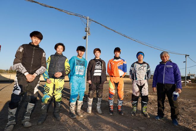Team NORICKのダートトレーニングに参加したライダー