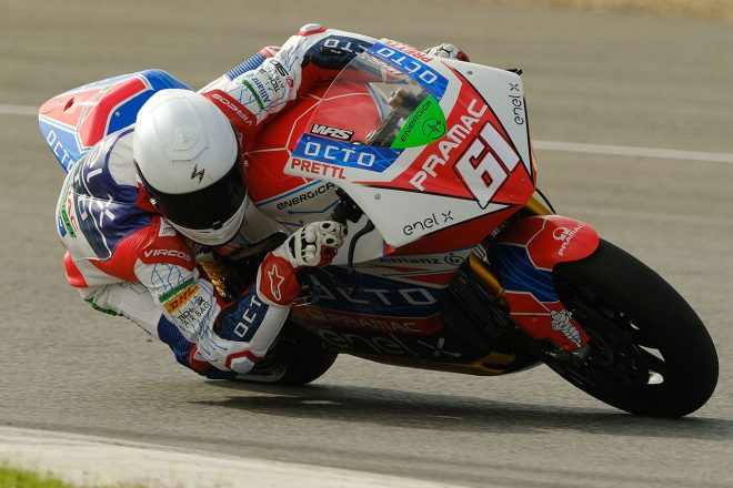 アレッサンドロ・ザコーネ（OCTO PRAMAC MotoE）／2021MotoE第1回ヘレステスト