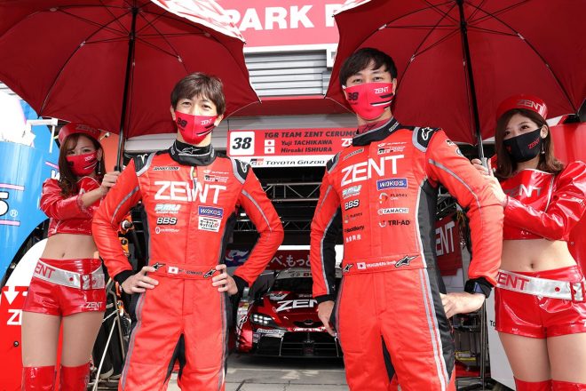 2021年もZENT CERUMO GR Supraをドライブする立川祐路と石浦宏明（写真は2020年）