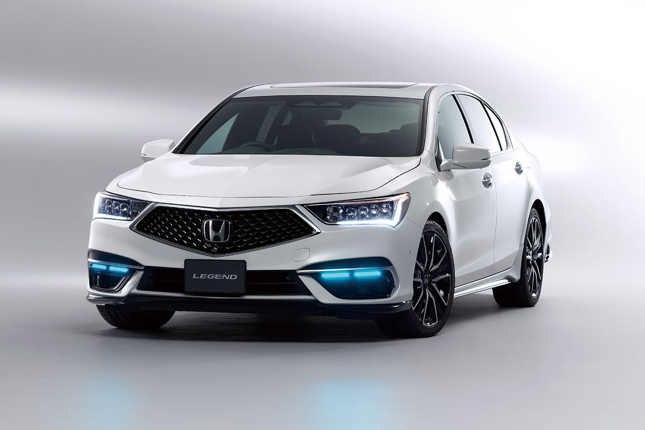 ホンダ レジェンド ハイブリッドex ホンダ センシング エリート フロント ボディカラー プラチナホワイト パール ホンダ フラッグシップセダンとしての品位と風格を高めた新型 レジェンド を3月5日に発売の画像 写真 1 Autosport Web