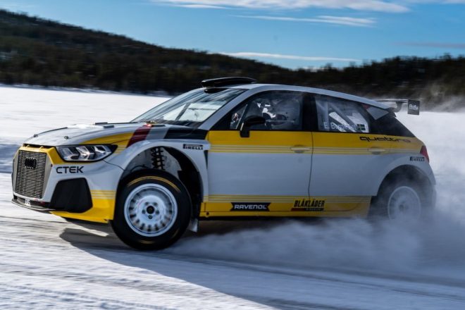 元FIA Junior WRCチャンピオンのエミール・ベリクヴィストが開発ドライバーを務めている