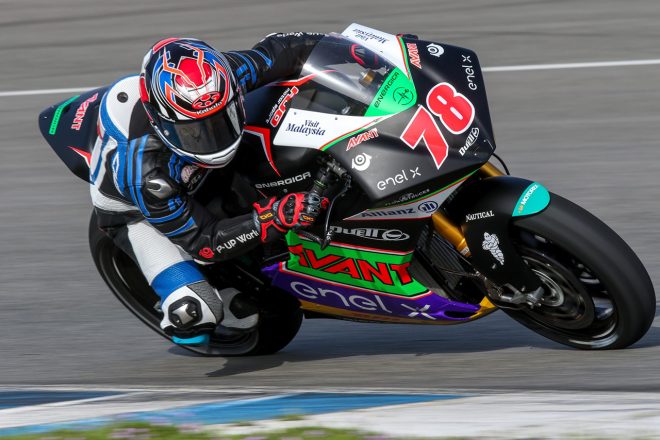 大久保光（AVANT AJO MotoE）／2021MotoE第1回ヘレステスト