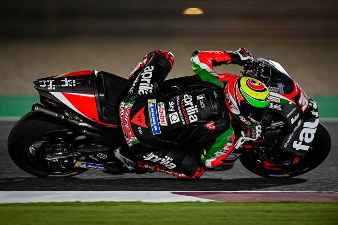 ロレンツォ・サバドーリ（アプリリア・レーシング・チーム・グレシーニ）／2021年MotoGPカタールシェイクダウンテスト
