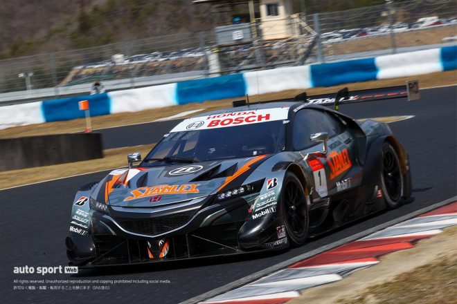 2021スーパーGT岡山公式テスト　STANLEY NSX-GT