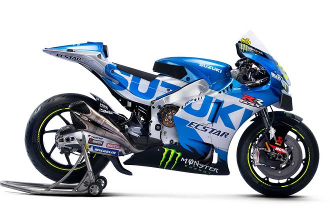 2021MotoGP：チーム・スズキ・エクスターの2021年型マシン『GSX-RR』