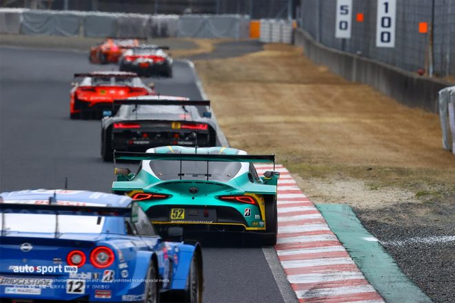 スーパーGT岡山公式テストの様子