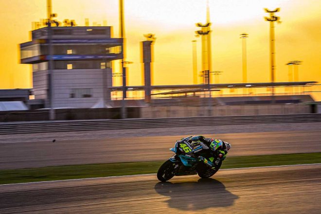 2021年MotoGP公式テスト1日目　バレンティーノ・ロッシ（ペトロナス・ヤマハSRT）