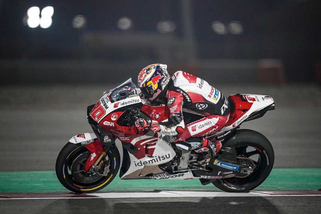 2021年MotoGPカタール公式テスト1日目　中上貴晶（LCRホンダ・イデミツ）